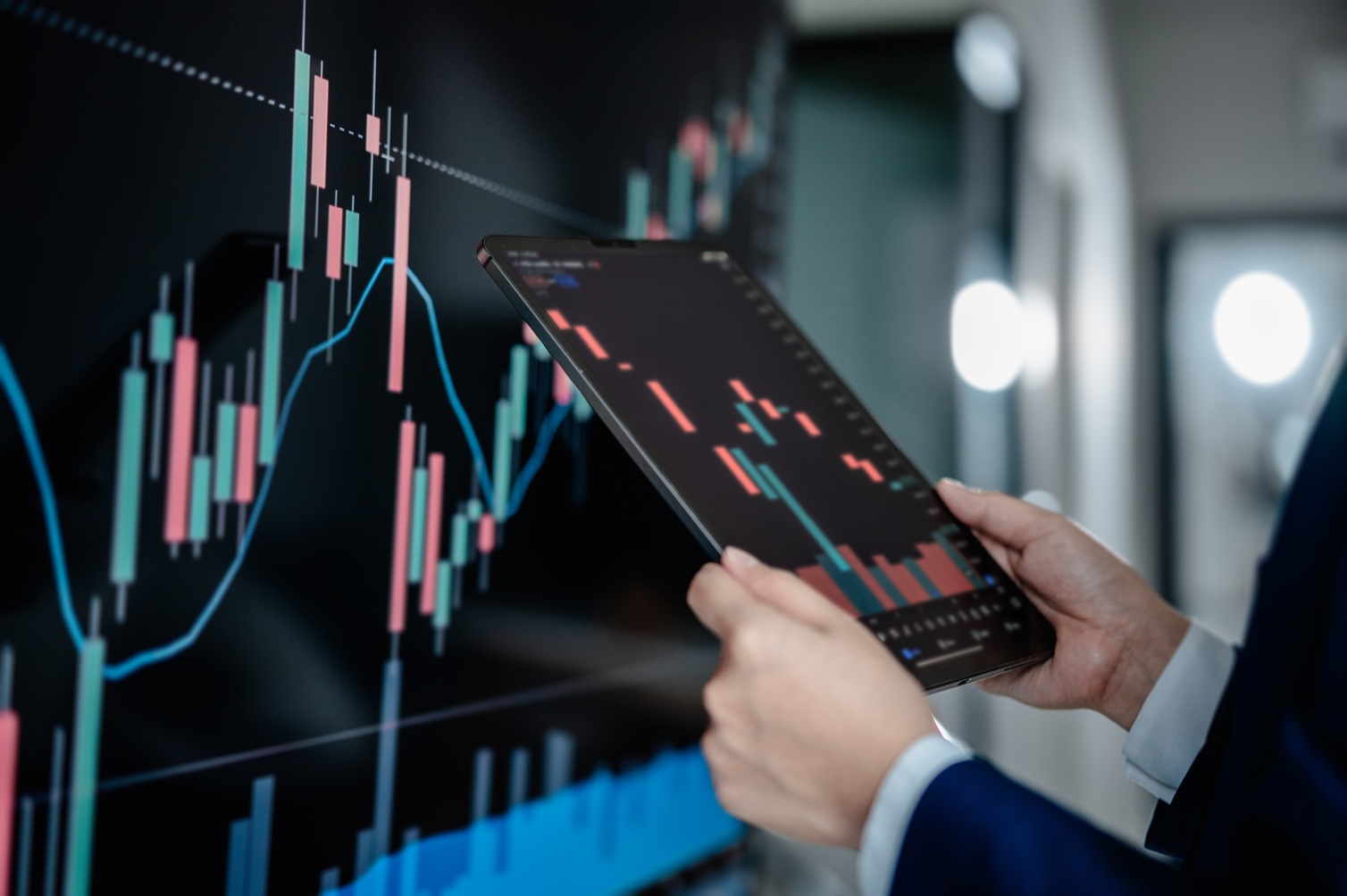 Dashboard mit Strompreisschwankungen bei dynamischen Stromtarifen für Unternehmen.